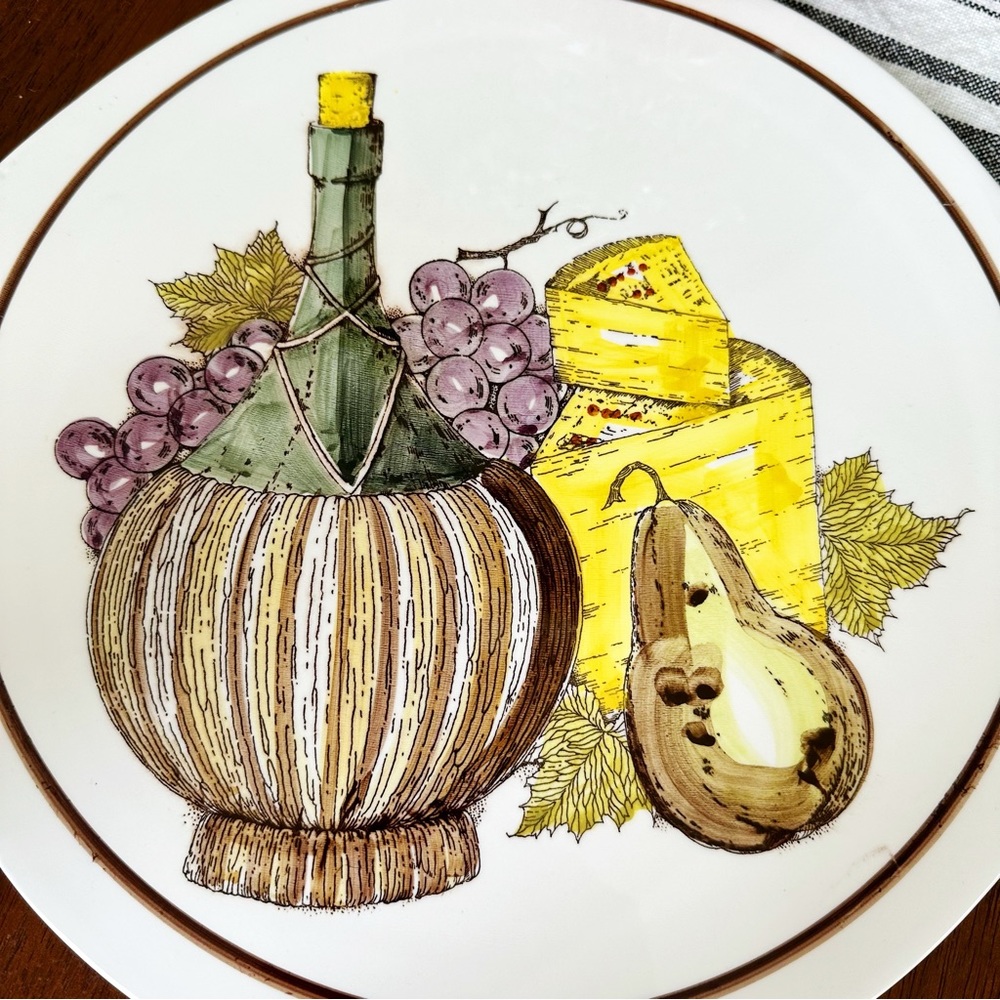 Vintage cheese platter